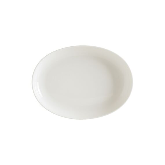 Блюдо овальное с бортом 370*240 мм, 2880 мл, White, форма Потт, Bonna