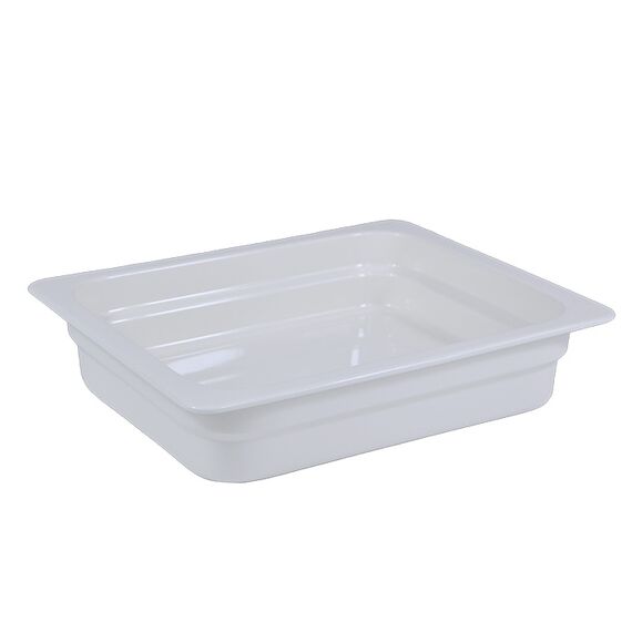 Гастроемкость 1/2 h= 65 мм, 325*265 мм, 3 л, White, фарфор, Bonna