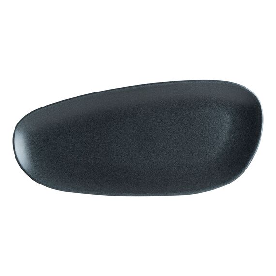 Блюдо для подачи 360*160 мм, Графит, форма Ваго, Bonna