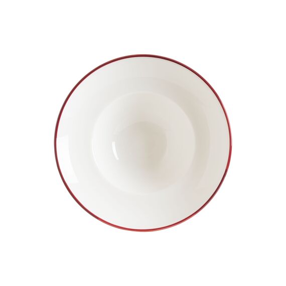 Тарелка глубокая d=270 мм, 450 мл, h=56 мм, Linea, цвет бургундский, форма Гурмэ, Bonna 