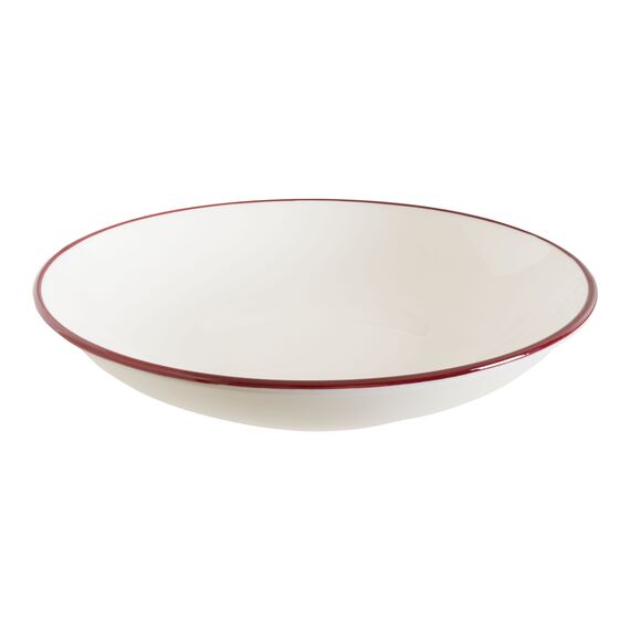Тарелка глубокая d=200 мм, 500 мл, h=40 мм, Linea, цвет бургундский, форма Гурмэ, Bonna 