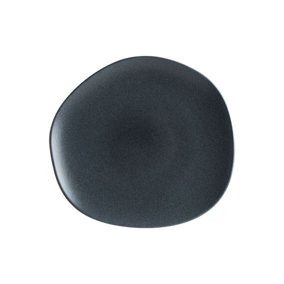 Тарелка d=290 мм, цвет графит, форма Ваго, Bonna 