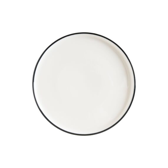 Тарелка d=160 мм, Linea, цвет черный, форма Хюгге, Bonna 
