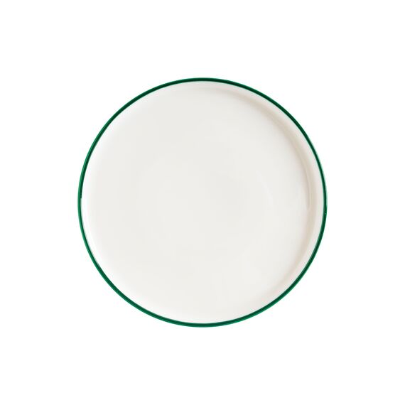 Тарелка d=250 мм, Linea, цвет зеленый, форма Хюгге, Bonna