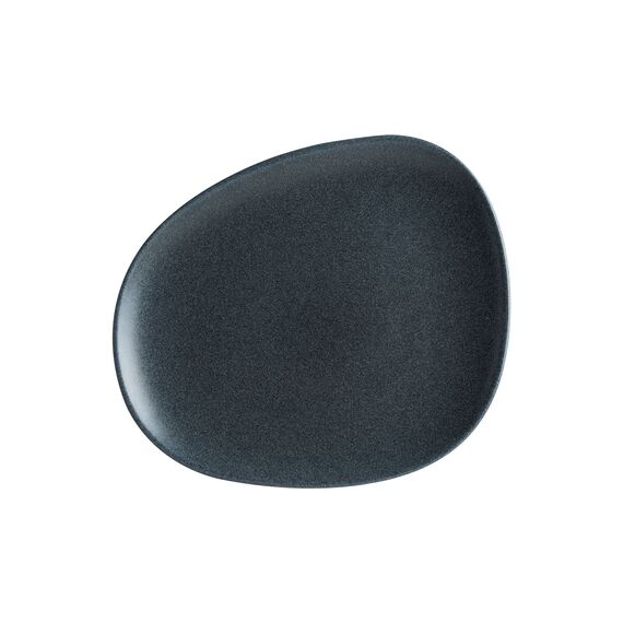 Тарелка d=240 мм, цвет графит, форма Ваго, Bonna 