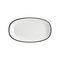 Блюдо овальное 240*140 мм, Linea, цвет черный, форма Гурмэ, Bonna 