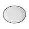 Блюдо овальное 310*240 мм, Linea, цвет синий, форма Мув, Bonna 