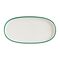 Блюдо овальное 210*100 мм, Linea, цвет зеленый, форма Хюгге, Bonna 