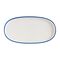 Блюдо овальное 210*100 мм, Linea, цвет синий, форма Хюгге, Bonna 