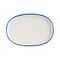 Блюдо овальное 340*230 мм, Linea, цвет синий, форма Хюгге, Bonna 